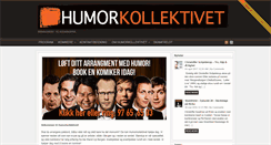 Desktop Screenshot of humorkollektivet.no